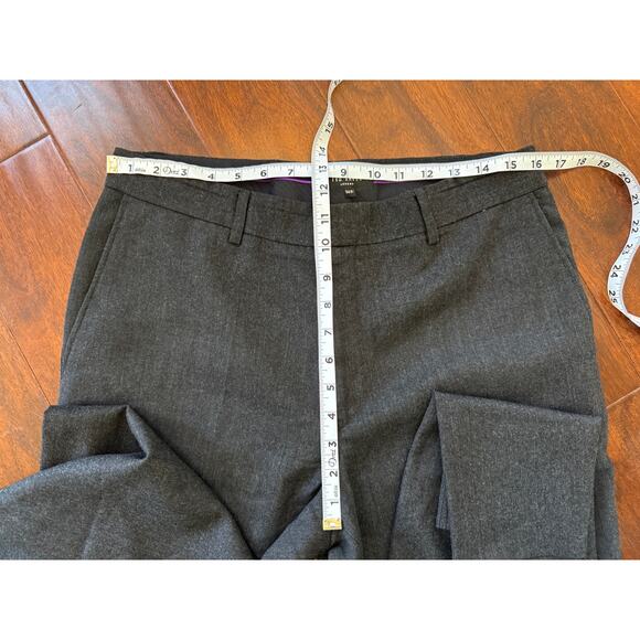 Ted Baker Men’s Dark Gray Flat Front 100% Wool Dress Pants size 34R - Picture 9 of 12